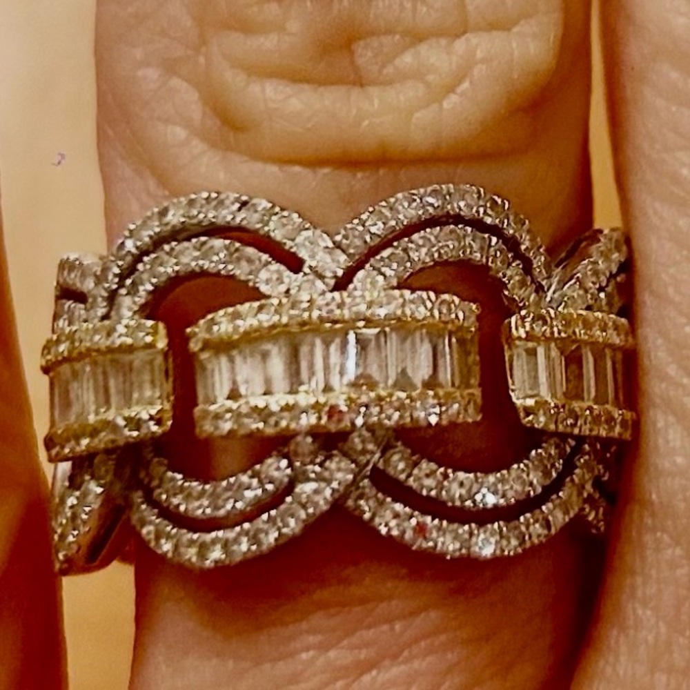 Effy 14k white gold ring new size 7 - Picture 5 of 8